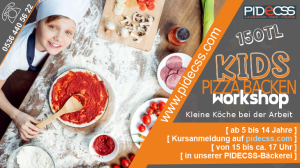 Pizza Backen-Workshop für Kinder