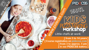 Pizza baking workshop for kids